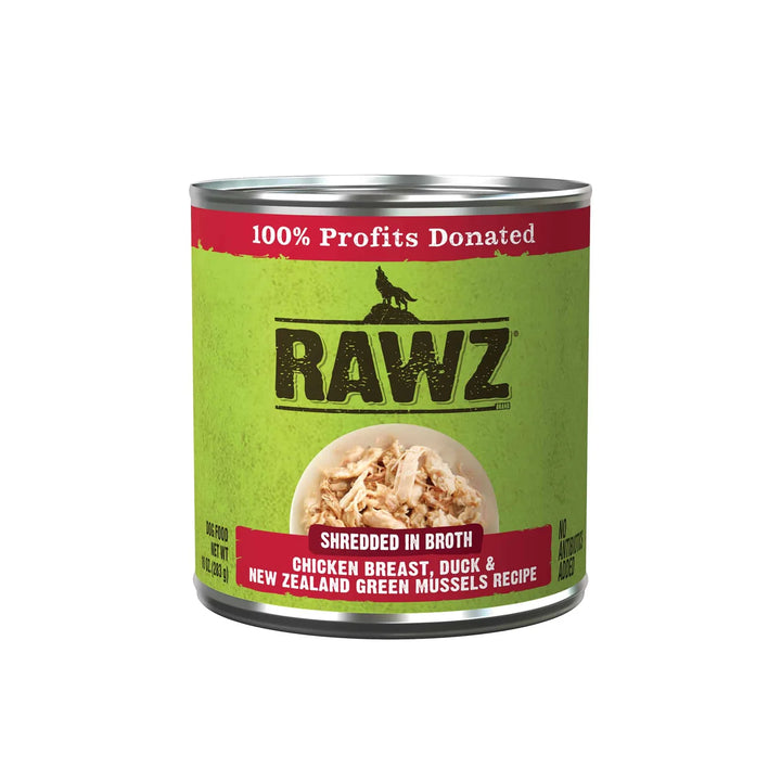 RAWZshreddedchickenduckmussel