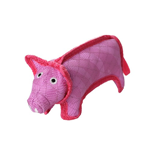 VIPDuraForcePinkyPigDogChewToyPink4